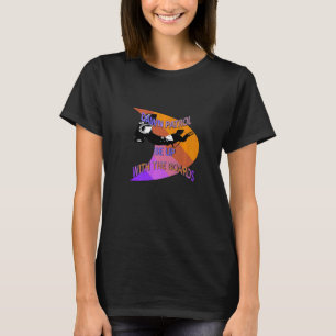 Kitesurfer-actie Extreme Sport Oranje en Paars T-shirt