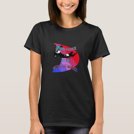 Kitesurfer-actie Extreme Sport Red en Roze T-shirt (Voorkant)