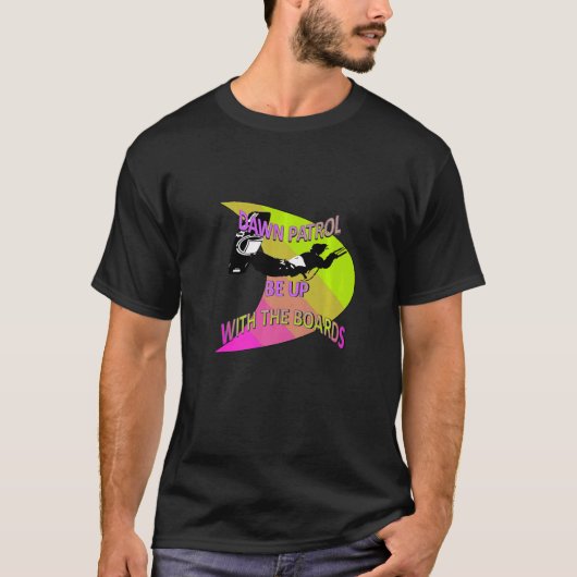 Kitesurfer Action Extreme Sport Limoen en Roze T-shirt (Voorkant)