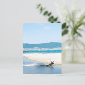 Kitesurfer Briefkaart (Staand voorkant)
