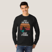 Kitesurfer Just one more Wave I promise Kiteboarde T-shirt (Voorkant volledig)