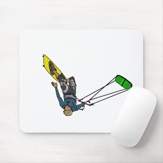 kitesurfer muismat (Met muis)