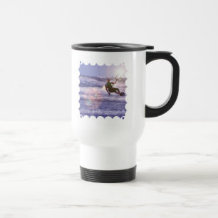 Kitesurfer Plastic Travel Mug Reisbeker