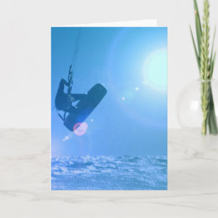 Kitesurfing Air Greeting Cards Kaart