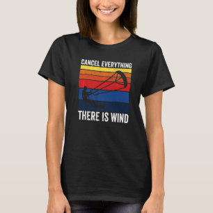Kitesurfing annuleert alles wat er is met windbo t-shirt