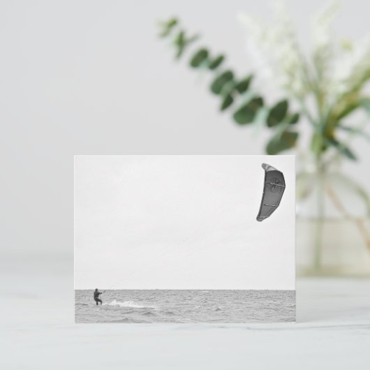 Kitesurfing - Briefkaart (Staand voorkant)