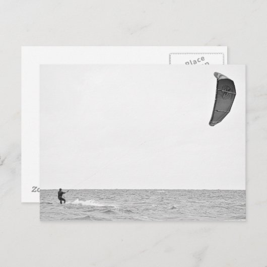 Kitesurfing - Briefkaart (Voorkant / Achterkant)