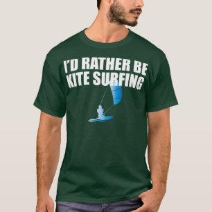 Kitesurfing-ID in plaats van te surfen T-shirt