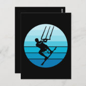 Kitesurfing Kitesurf Kiteboarding Water Sport Briefkaart (Voorkant / Achterkant)