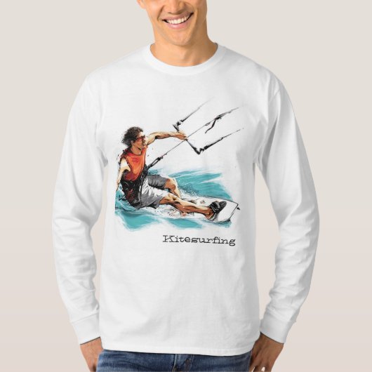 Kitesurfing T-shirt (Voorkant)