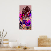 Kitete, Kikongo Bantu Chief-Africa-1800's Poster (Keuken)