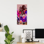 Kitete, Kikongo Bantu Chief-Africa-1800's Poster (Thuiskantoor)