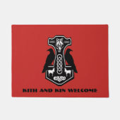 Kith en Kin Welcome Thor Hammer Deurmat (Voorkant)