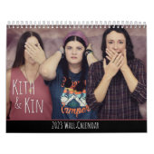 Kith & Kin 2023 Wall Calendar Kalender (Hoes)