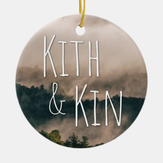 Kith & Kin Logo Ornament (Voorkant)