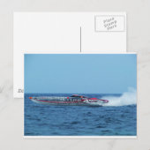 Kiton offshore powerboot. briefkaart (Voorkant / Achterkant)