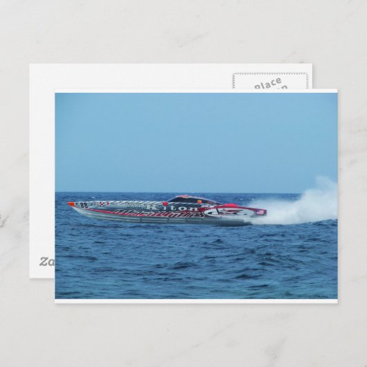 Kiton offshore powerboot. briefkaart (Voorkant / Achterkant)