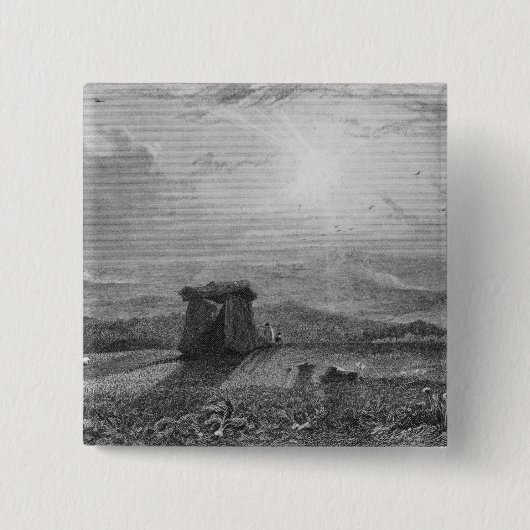 Kits Cot House Vierkante Button 5,1 Cm (Voorkant)