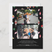 Kitsch Christmas | Retro Holiday Lijst Feestdagenkaart (Achterkant)