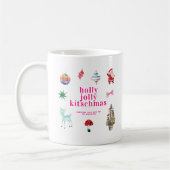 Kitsch Christmas | Retro Holly Jolly Holiday Koffiemok (Links)