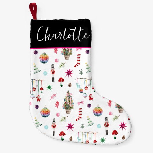 Kitsch Christmas | Retromonogram Kleine Kerstsok (Voorkant)