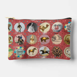  kitsch circus carnavalsdieren uitvoerders etui