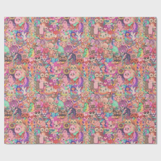  Kitsch Collage wikkelen of decoupage papier (Vlak)