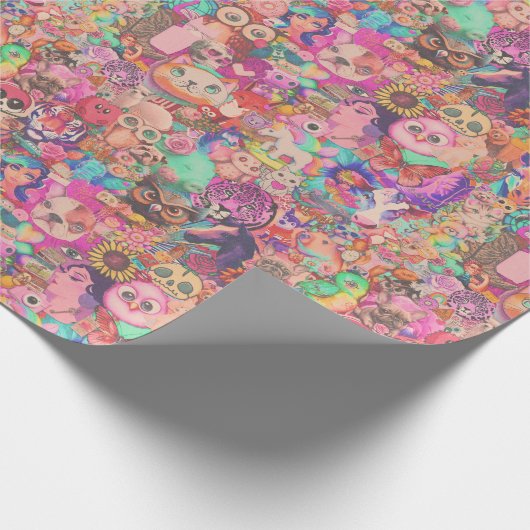  Kitsch Collage wikkelen of decoupage papier (Hoek)