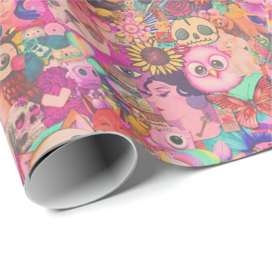  Kitsch Collage wikkelen of decoupage papier (Rol Hoek)