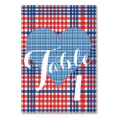 Kitsch Country Red White Blue Barbecue Party Kaart (Voorkant)