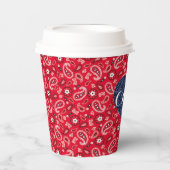 Kitsch Country Wedding Herfst in Love Rustic Party Papieren Bekers (Voorkant)