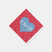 Kitsch Country Wedding Herfst in Love Shower Party Servet (Hoek)