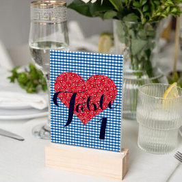 Kitsch Gingham Landelijke Trouwbarbecue Kaart