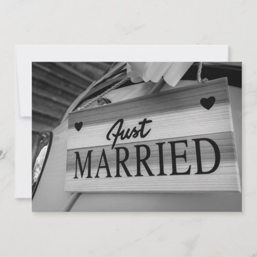 Kitsch Handgeschreven Wedding Dank u Briefkaart (Voorkant)