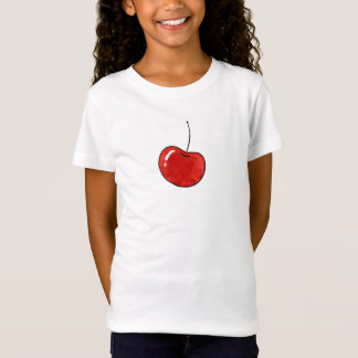 Kitsch Kersen Waterverf Illustratie T-shirt