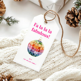 Kitsch Kerst Disco Bal | Fa La La La Fabulous Cadeaulabel