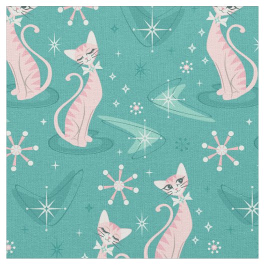Kitsch Kitten Collectibles - Roze tabletten Stof (Close Up)