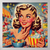  kitsch meisje poster (Voorkant)