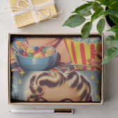  kitsch meisje tissuepapier (Geschenk)