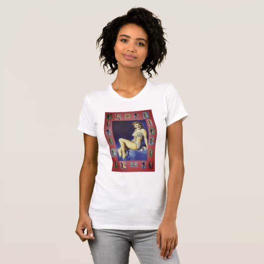 Kitsch T-shirt uit 1950 (Voorkant volledig)