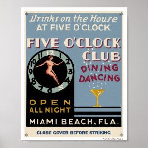 KITSCH VINTAGE RECLAME POSTER