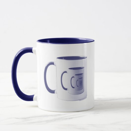 Kitschen Fatty 5th Dimension Logo Mok Deli Blauw (Links)