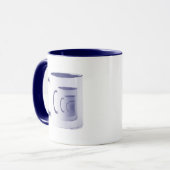 Kitschen Fatty 5th Dimension Logo Mok Deli Blauw (Voorkant links)