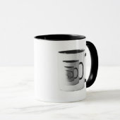 Kitschen Fatty 5th Dimension Logo Mok Slick Black (Voorkant rechts)