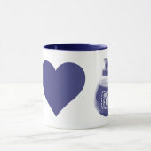 Kitschen Fatty Coffee Lover Mok Deli Blauw (Midden)