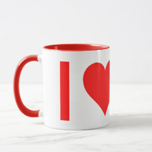 Kitschen Fatty Coffee Lover Mok Diner Rood