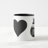 Kitschen Fatty Coffee Lover Mok Slick Zwart (Midden)