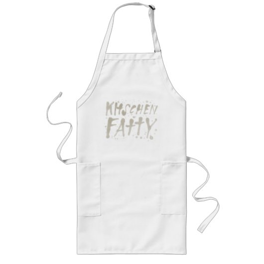 Kitschen Fatty Greasy Apron Lang Schort (Voorkant)