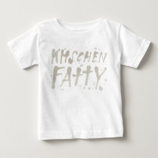 Kitschen Fatty Greasy Logo Baby T-shirt (Voorkant)