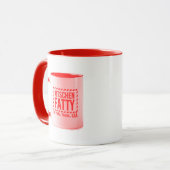 Kitschen Fatty Kitschen Fatty Logo Mok Rood (Voorkant links)
